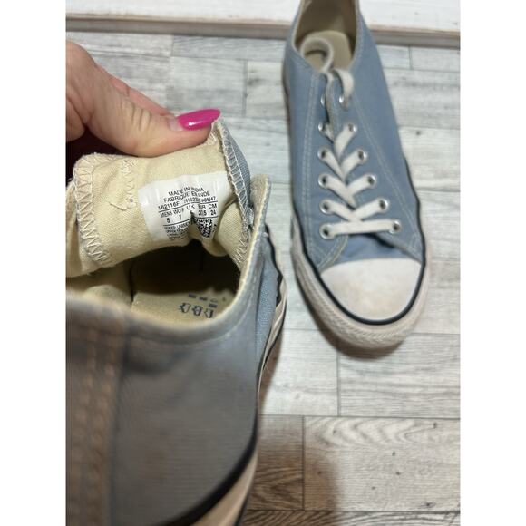 Converse Chuck Taylor All Star Low Light Powder Blue Mens 5 / Womens 7 Shoes - Picture 6 of 7